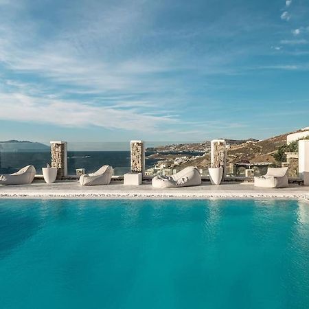 Mykonos Sea View Luxury Villa By Calypso Sunset Villas Mykonos Town エクステリア 写真