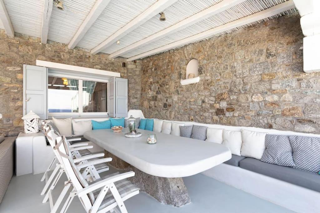Mykonos Sea View Luxury Villa By Calypso Sunset Villas Mykonos Town エクステリア 写真
