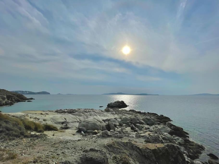 Mykonos Sea View Luxury Villa By Calypso Sunset Villas Mykonos Town エクステリア 写真