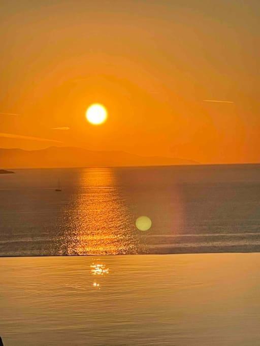 Mykonos Sea View Luxury Villa By Calypso Sunset Villas Mykonos Town エクステリア 写真