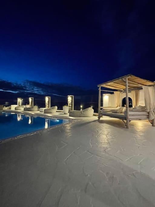 Mykonos Sea View Luxury Villa By Calypso Sunset Villas Mykonos Town エクステリア 写真